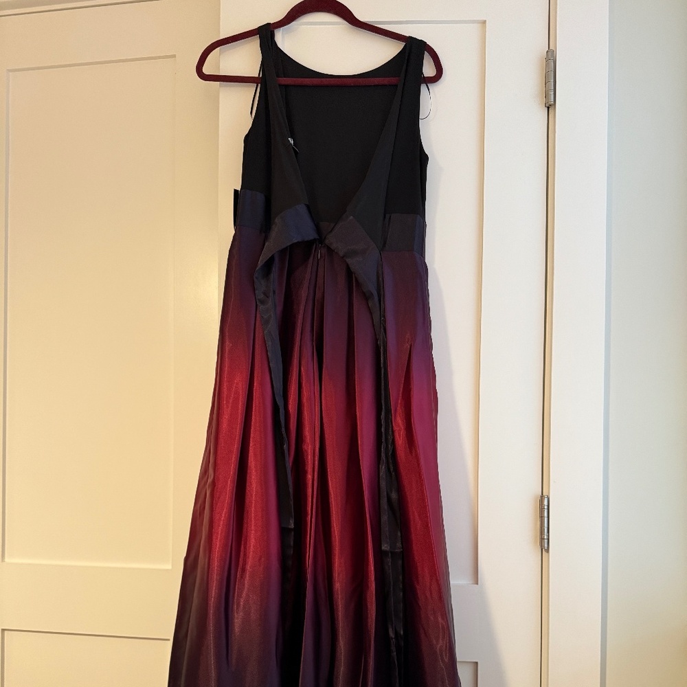 SLNY Ombre Satin Gown